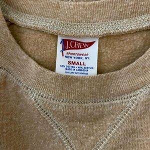 J. Crew Gray AZ291 Infield Fleece Crewneck Sweatshirt Small S